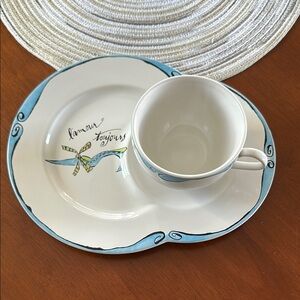 L'amour Toujours Cup and Saucer Set